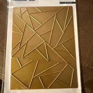 PINKFRESH STUDIO - HOT FOIL PLATE - ABSTRACT TRIANGLES - brand new (4)